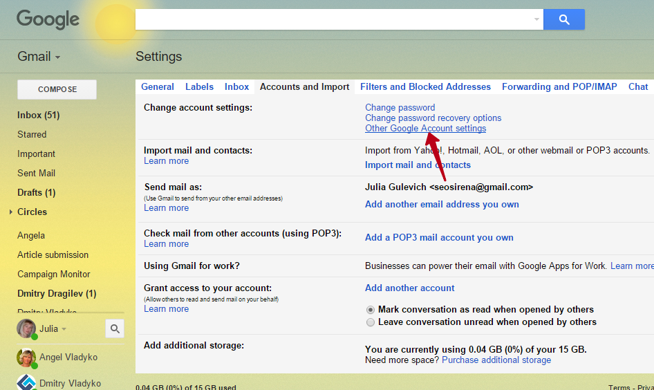 Setting gmail. G-Lock EASYMAIL 6. How to Setup gmail Group for work.