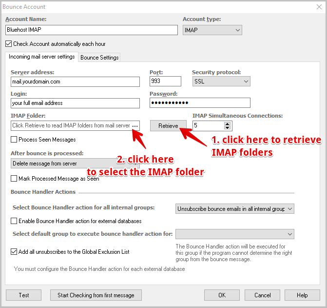 bluehost mac mail server settings