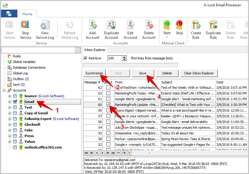 How To Save An Email For Rule Creation Or Debugging ⋆ Glocksoft Kb