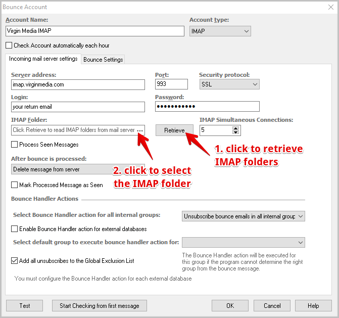 How to Use Virgin Media Email Settings in EasyMail7 GLOCKSOFT KB