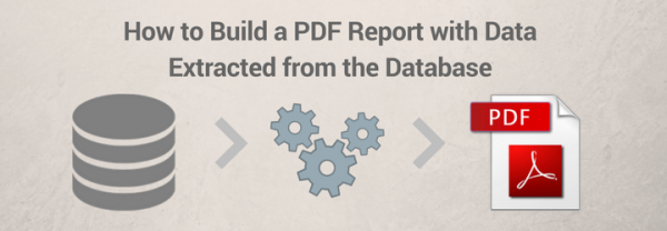 √ How To Build A Pdf Report With Data Extracted From The Database